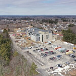 Judicial center nearly complete.