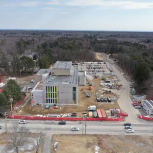 Judicial center under construction.