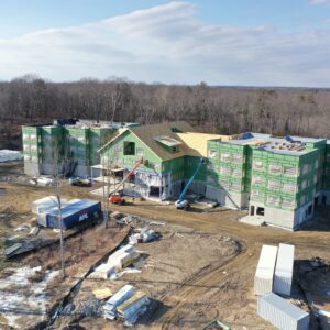 New housing complex under development.