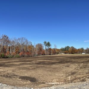 The outline of a new soccer field is visible.