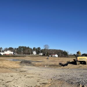 Job site at rest.