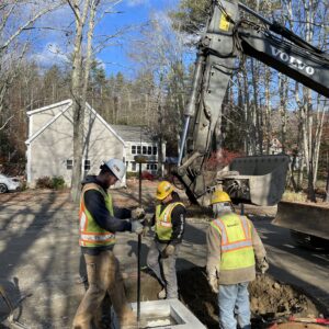 Good progress regarding drainage structure.