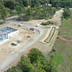 Summit Chuch building site while construction is in progress