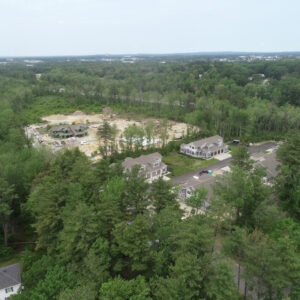 Aerial view of the Enclave construction site